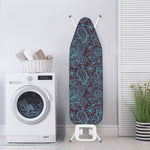 Turquoise Paisley Pattern Print Ironing Board Cover