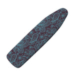 Turquoise Paisley Pattern Print Ironing Board Cover