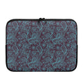 Turquoise Paisley Pattern Print Laptop Sleeve