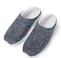 Turquoise Paisley Pattern Print Mesh Casual Shoes