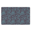 Turquoise Paisley Pattern Print Polyester Doormat