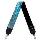 Turquoise Snake Print Bag Strap