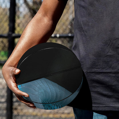 Turquoise Snake Print Basketball