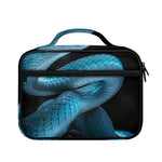 Turquoise Snake Print Briefcase Bible Bag