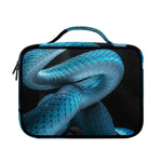 Turquoise Snake Print Briefcase Bible Bag