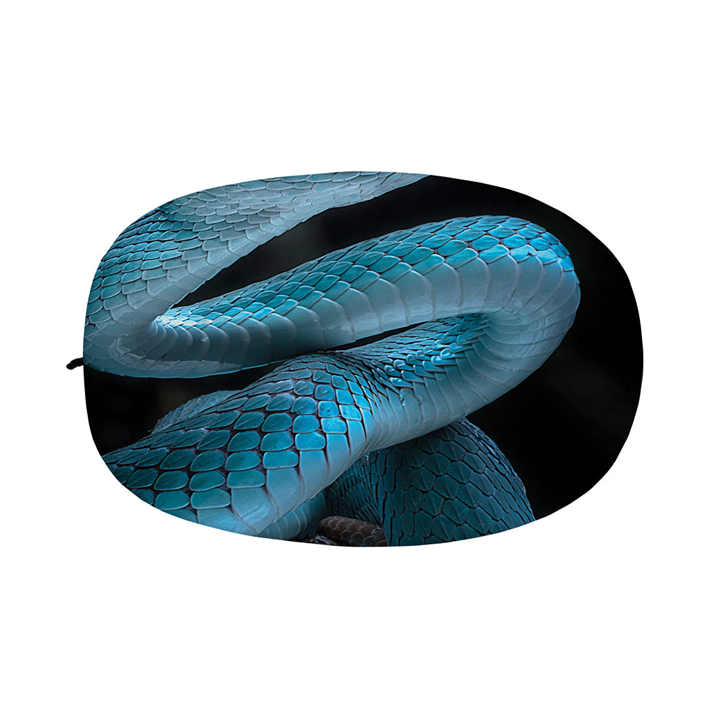 Turquoise Snake Print Car Side Mirror Covers