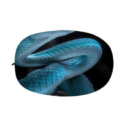 Turquoise Snake Print Car Side Mirror Covers