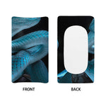 Turquoise Snake Print Changing Pad Cover