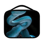 Turquoise Snake Print Classic Bible Case