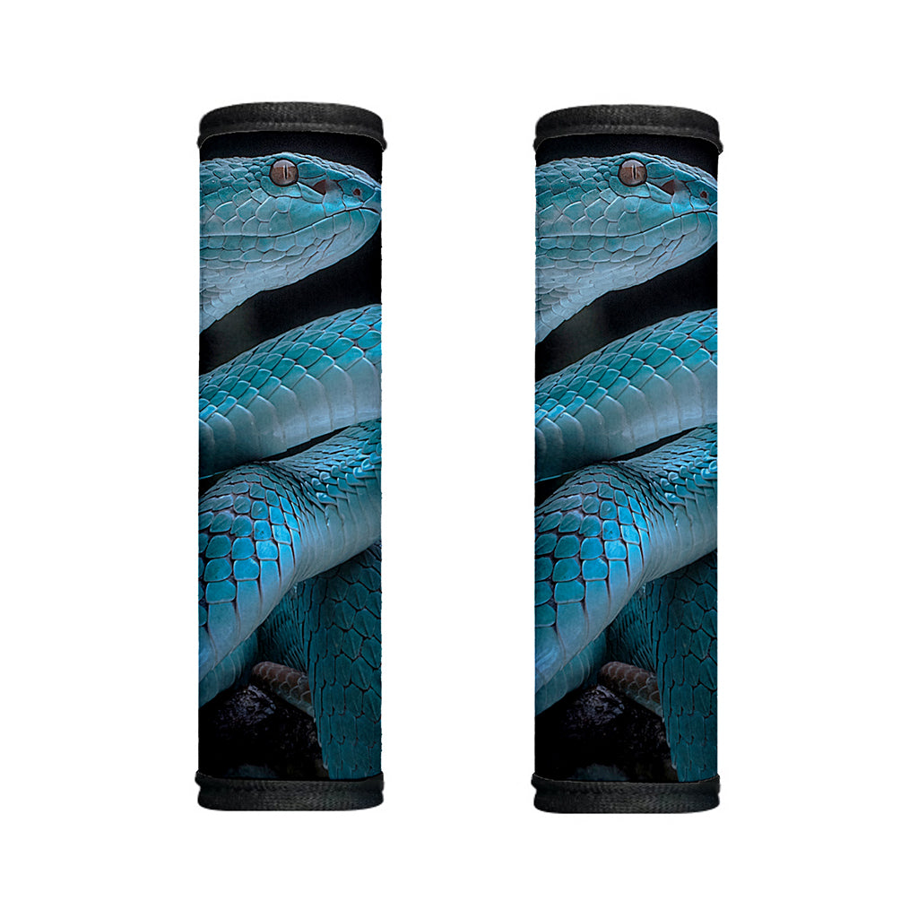 Turquoise Snake Print Handle Covers