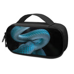 Turquoise Snake Print Insulin Cooler Travel Case
