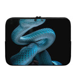 Turquoise Snake Print Laptop Sleeve