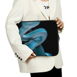 Turquoise Snake Print Laptop Sleeve
