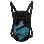 Turquoise Snake Print Pet Carrier Backpack