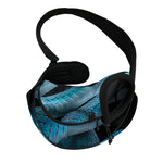 Turquoise Snake Print Pet Sling Carrier