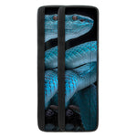 Turquoise Snake Print Refrigerator Handle Covers