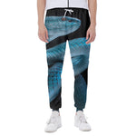 Turquoise Snake Print Scuba Joggers