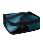 Turquoise Snake Print Small Lunch Bag