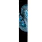 Turquoise Snake Print Table Runner