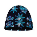 Turquoise Snowflake Pattern Print Beanie