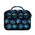 Turquoise Snowflake Pattern Print Briefcase Bible Bag