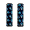 Turquoise Snowflake Pattern Print Handle Covers