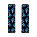 Turquoise Snowflake Pattern Print Handle Covers