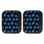 Turquoise Snowflake Pattern Print Handle Covers