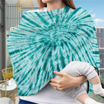 Turquoise Tie Dye Print Baby Seat Cover