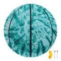 Turquoise Tie Dye Print Basketball