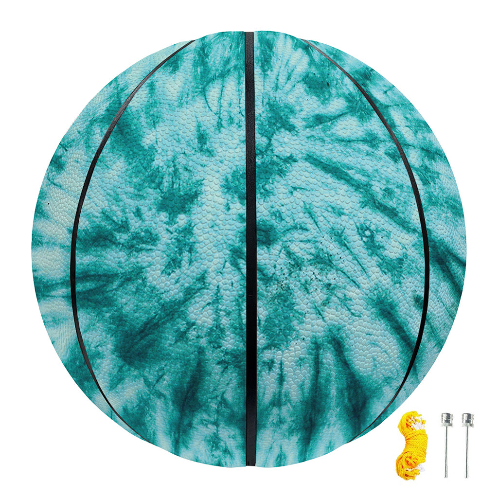 Turquoise Tie Dye Print Basketball