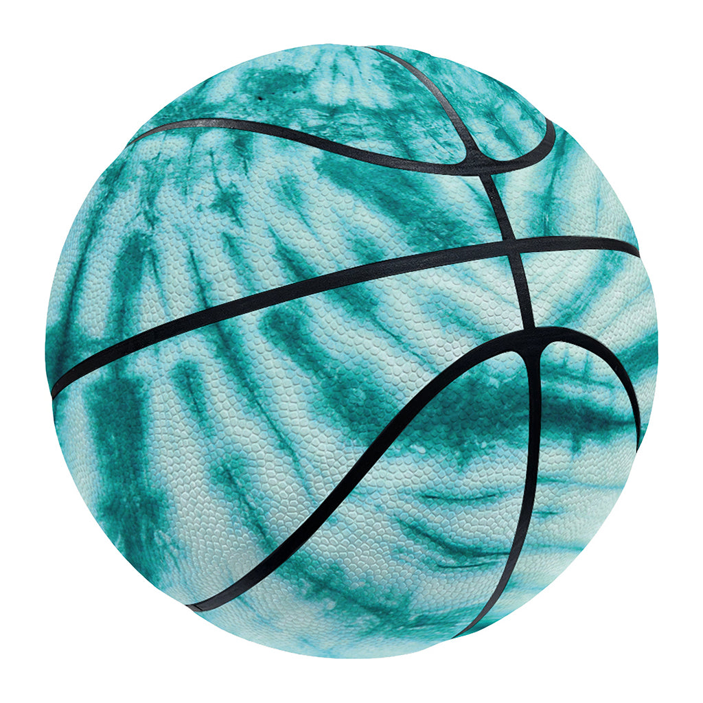 Turquoise Tie Dye Print Basketball