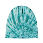 Turquoise Tie Dye Print Beanie
