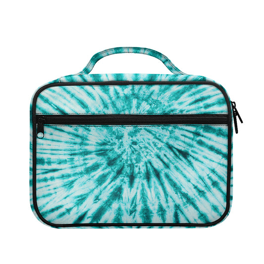 Turquoise Tie Dye Print Briefcase Bible Bag