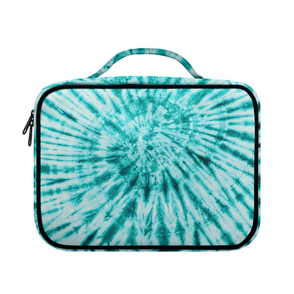 Turquoise Tie Dye Print Briefcase Bible Bag