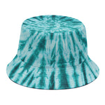 Turquoise Tie Dye Print Bucket Hat