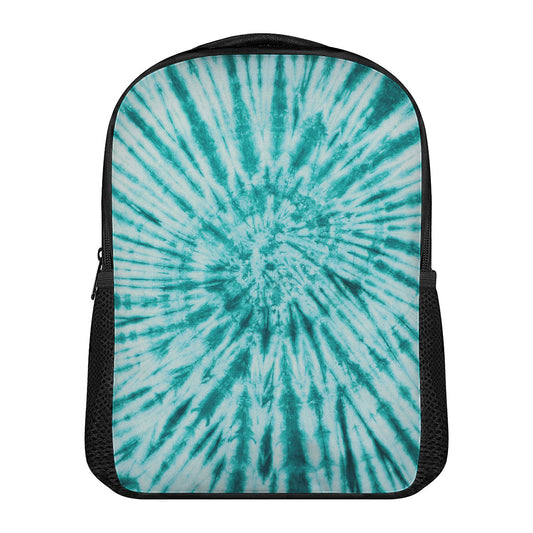 Turquoise Tie Dye Print Casual Backpack