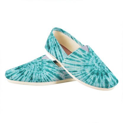 Turquoise Tie Dye Print Casual Shoes
