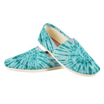 Turquoise Tie Dye Print Casual Shoes
