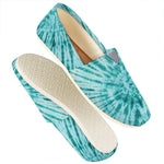 Turquoise Tie Dye Print Casual Shoes