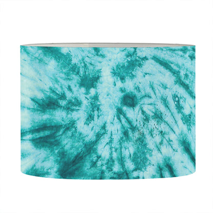 Turquoise Tie Dye Print Drum Lamp Shade