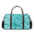 Turquoise Tie Dye Print Duffel Bag