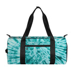 Turquoise Tie Dye Print Gym Bag