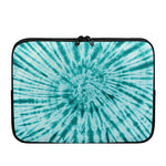 Turquoise Tie Dye Print Laptop Sleeve