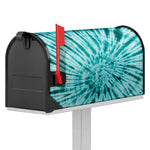 Turquoise Tie Dye Print Mailbox Cover