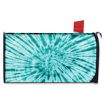 Turquoise Tie Dye Print Mailbox Cover
