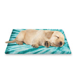 Turquoise Tie Dye Print Pet Cooling Mat Cover