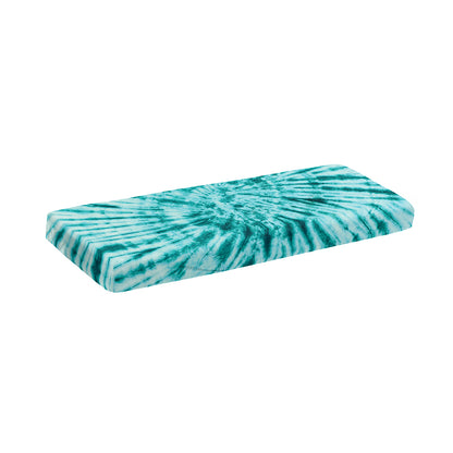 Turquoise Tie Dye Print Piano Keyboard Cover