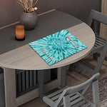 Turquoise Tie Dye Print Placemat