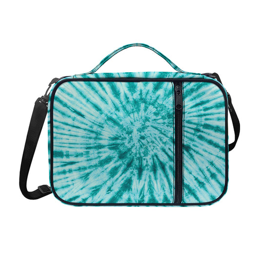 Turquoise Tie Dye Print Shoulder Strap Bible Bag